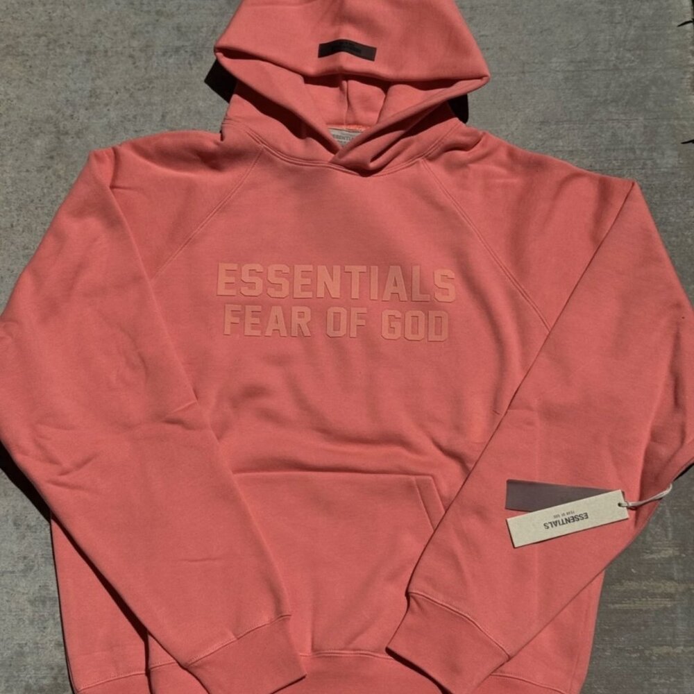 Fear of God Essentials Coral Hoodie